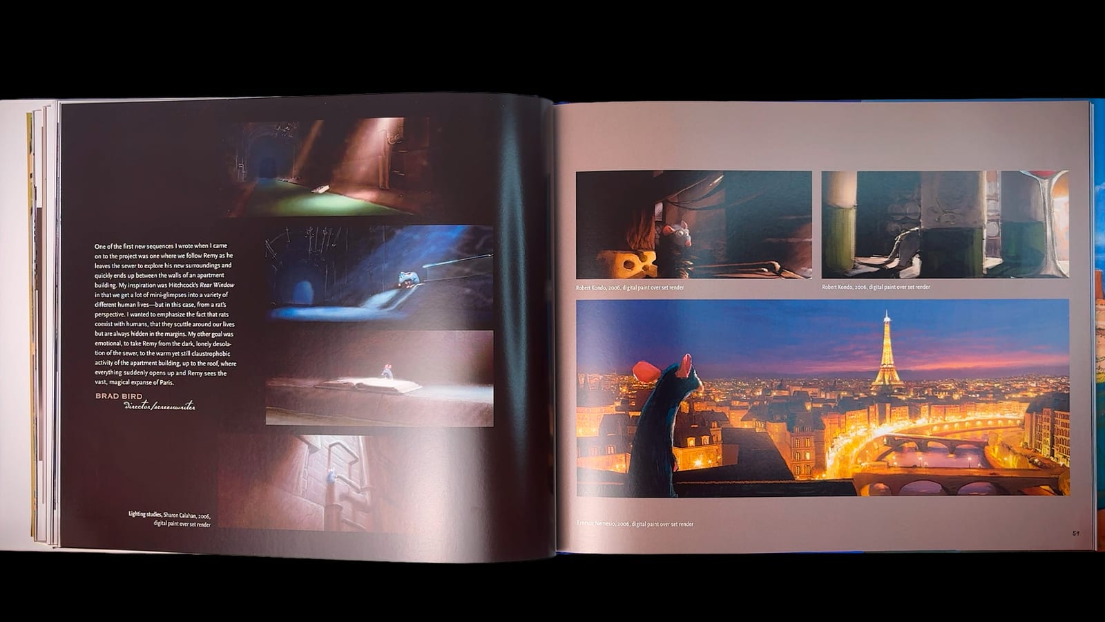 The Art of Ratatouille artbook by Chronicle Books, first look at the pages
