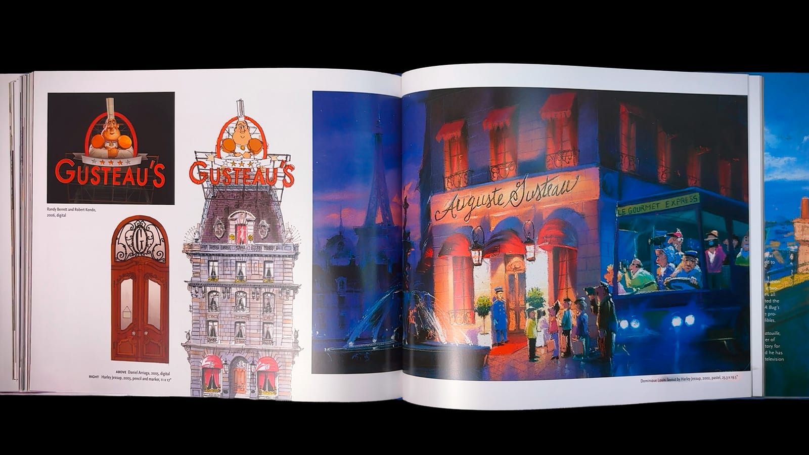 Paris environment art and matte paintings from The Art of Ratatouille