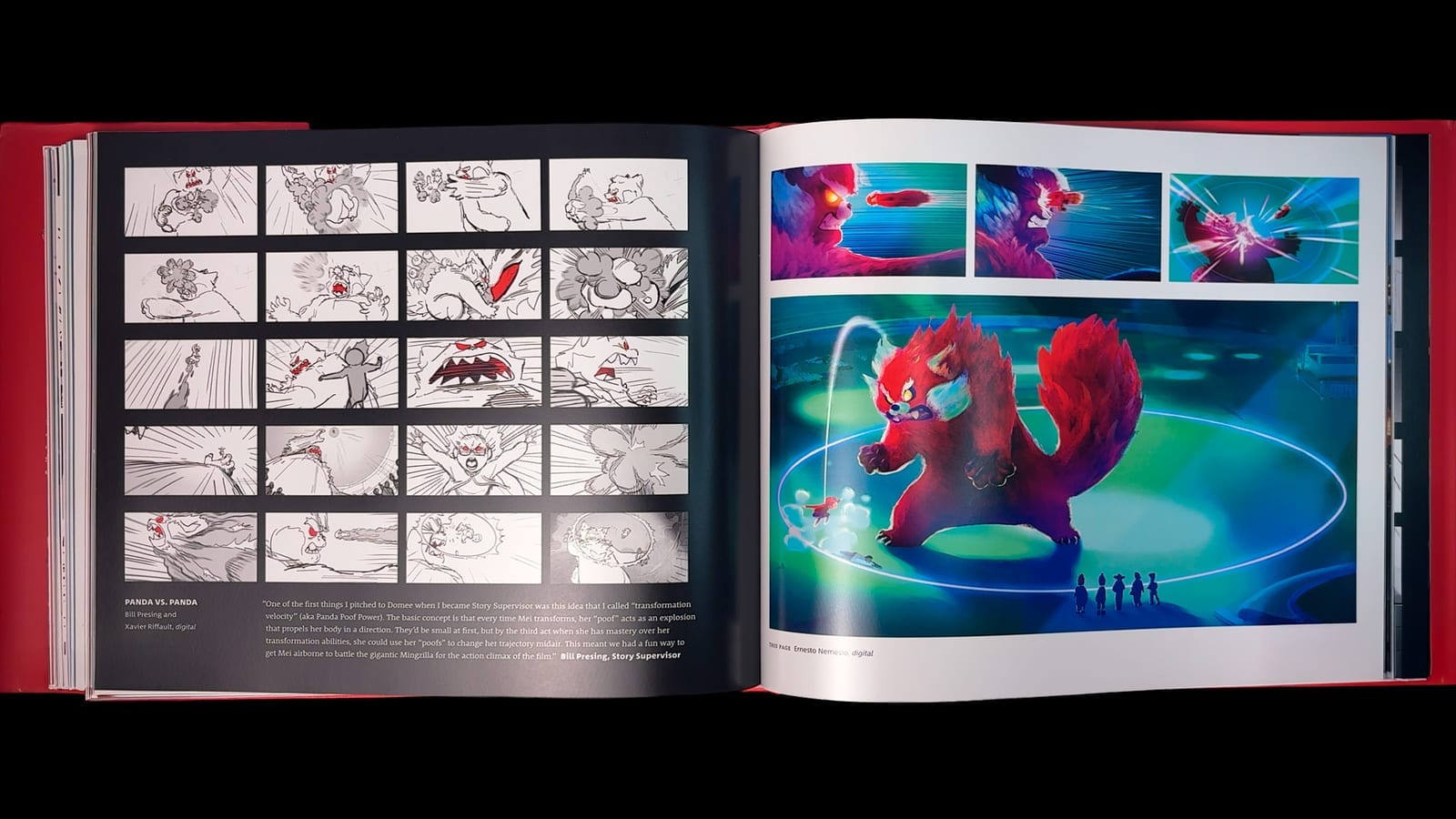 The Art of Turning Red artbook by Chronicle Books, first look at the pages