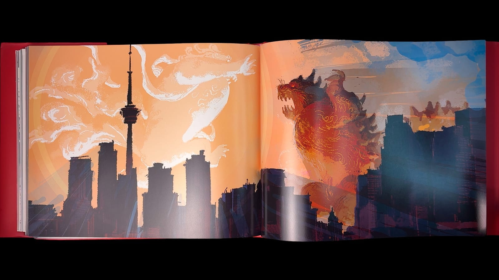 Toronto 2002 environment art and colour scripts from The Art of Turning Red